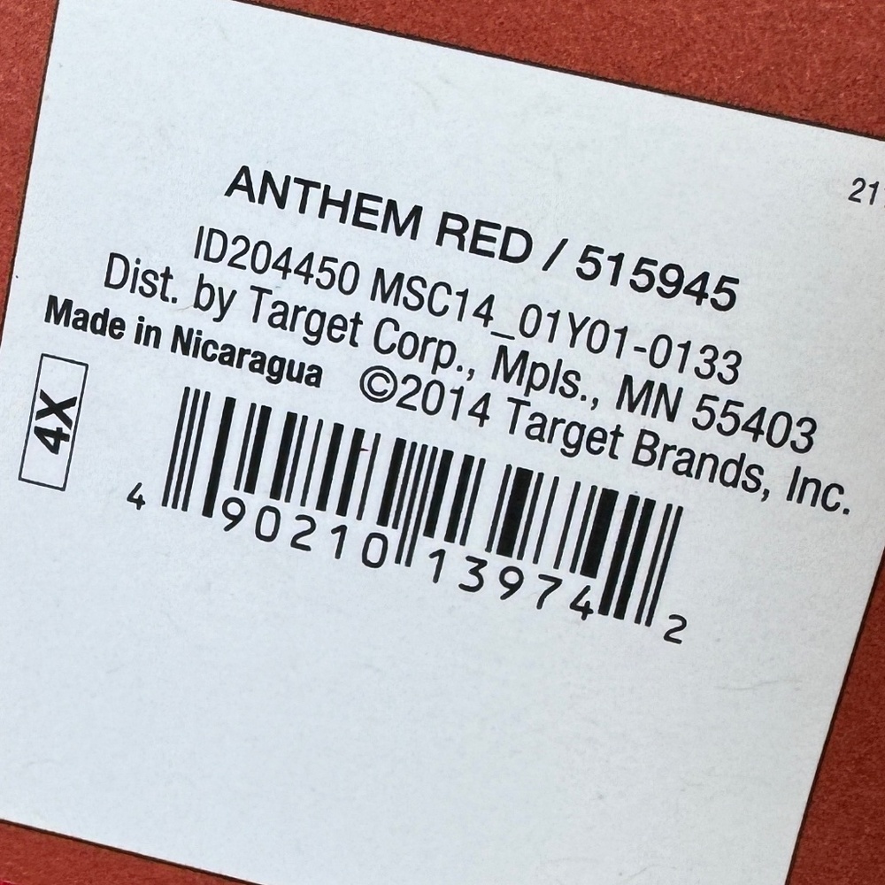 MOSSIMO Basic Fine Ribbed Red Tank Top NWT / Plus 4X - Picture 11 of 13